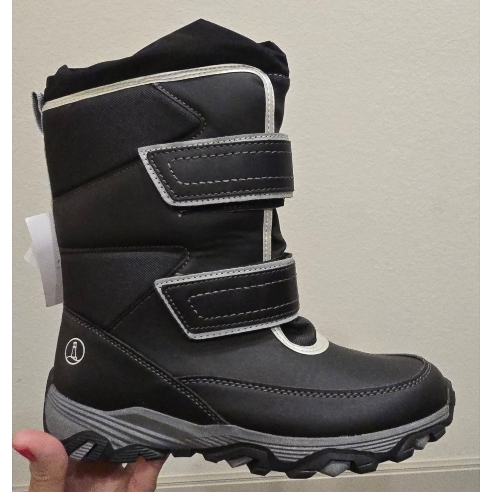 Lands’ End Snow Flurry Insulated Winter Snow Boots Youth Size 3 Water Resistant